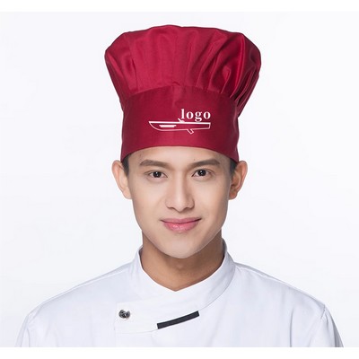 Custom Chef Hat with Elastic Band
